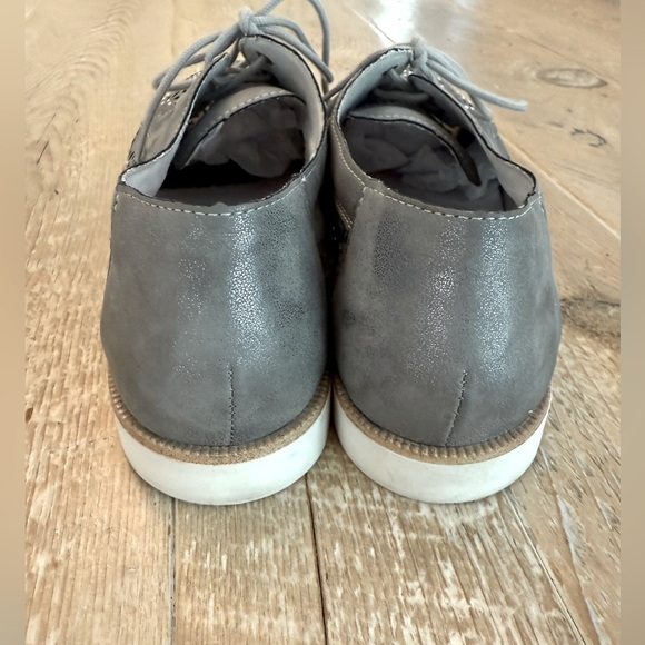 Remonte Women's Kennya Lasser Cut Gray Silver Lace Up Oxford size 41 - Picture 6 of 12